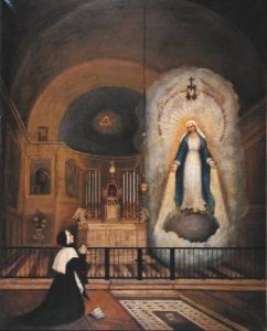 Apparition of the Virgin to St Catherine Laboure