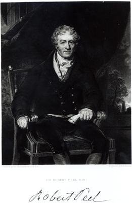 Portrait of Sir Robert Peel 1788-1850