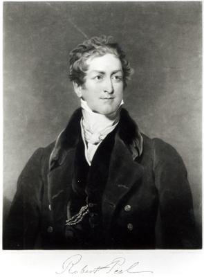 Portrait of Sir Robert Peel 1788-1850 2