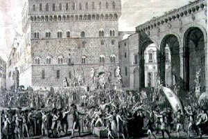 The Morning of the 3rd of June 1799 when the Florentine People Celebrated the Raising of the Grand Ducal Arms