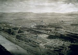 View of Vienna at the time of the World Exhibition