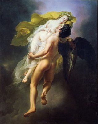 Boreas abducting Oreithyia