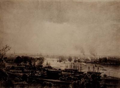 View of the Docks at Bordeaux