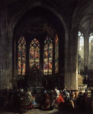 The Chapel of the Virgin at the Eglise Saint Gervais Paris