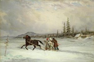 Habitants Sleighing