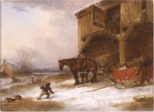 Habitants Sleighing