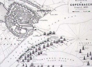 Plan of the Battle of Copenhagen