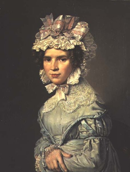 Portrait of a Lady in a Blue Dress