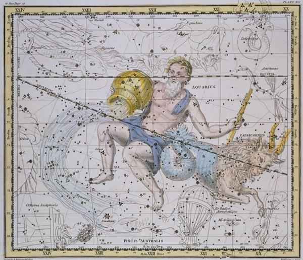 Aquarius and Capricorn from A Celestial Atlas