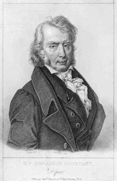 Henri Benjamin Constant de Rebecque 1767-1830 as Deputy