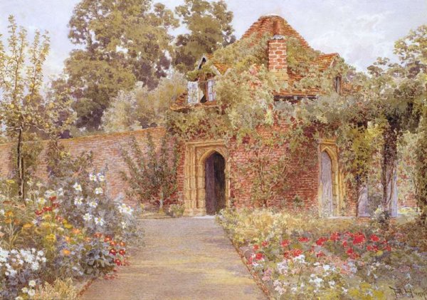 A Walled Garden with Old Garden House