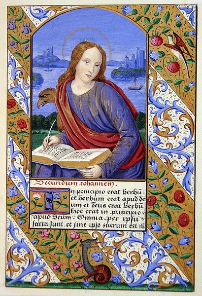 Portrait of St John from The Art of Illumination and Missal Painting