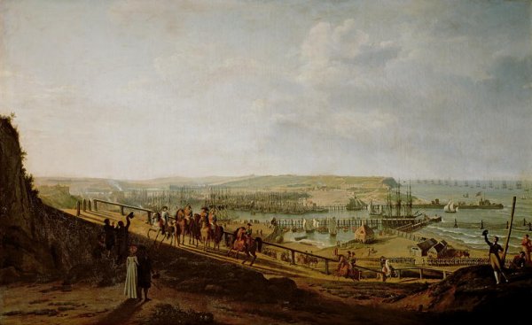 Napoleon I 1769-1821 Visiting the Camp at Boulogne