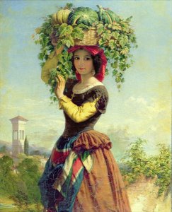 An Italian Fruit Seller