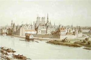 Ile de la Cite in 1530