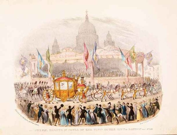 Queen Victoria passing St Pauls Cathedral