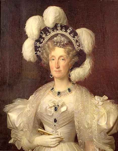 Portrait of Queen Marie Amelie of Bourbon 1782-1866