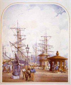 Waterloo Docks from Modern Liverpool Illustrated