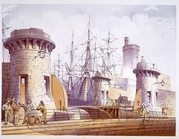 Sailors Dockside from Modern Liverpool Illustrated