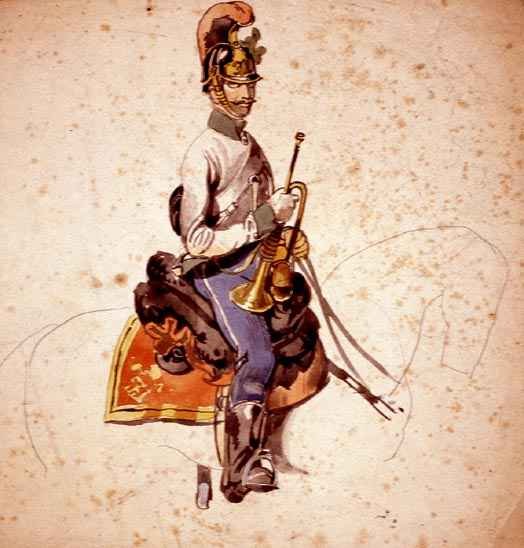 A Trooper of the 5th Dragoon Regiment Prince Eugene of Savoy