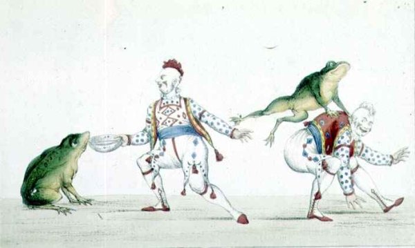 Grimaldis Leap Frog in the Comic Pantomime of the Golden Fish