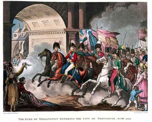 The Duke of Wellington 1769-1852 entering the city of Toulouse in 1814