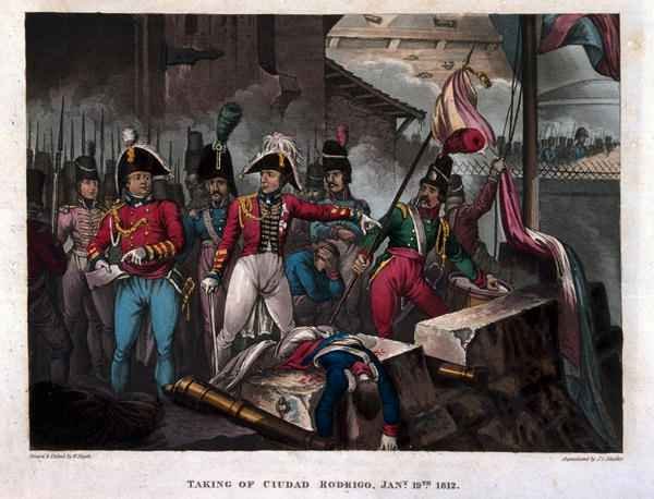 Taking of Ciudad Rodrigo on 19th January 1812