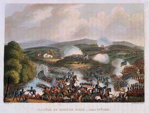 The Battle of Quatre Bras on 16th June 1815