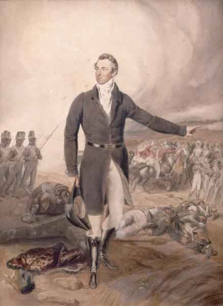 Wellington on the field of Waterloo