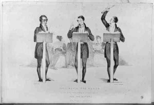 Carl Maria von Weber 1786-1826 at Covent Garden Theatre Leading his Celebrated Opera of Der Freischutz