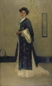 Lady with Japanese Gown