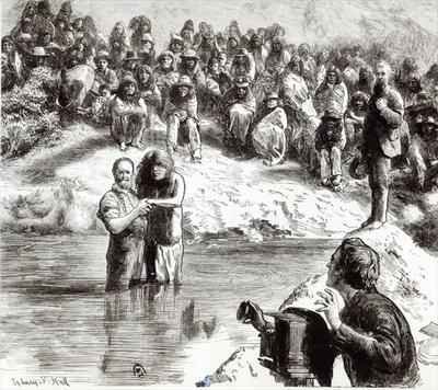 A Baptism of North American Indians  Mormons Posing as Apostles of Christ