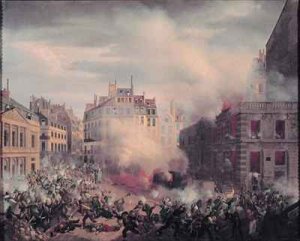 The Burning of the Chateau dEau at the Palais Royal