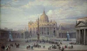 Exterior of St Peters Rome from the Piazza