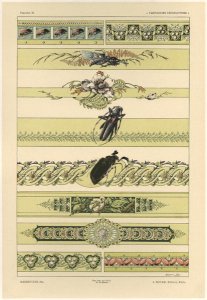 Beetles plate 14 from Fantaisies decoratives