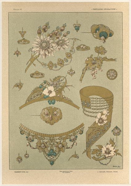 Jewels plate 39 from Fantaisies decoratives