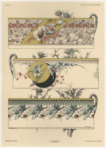 Flowers and flies plate 11 from Fantaisies decoratives