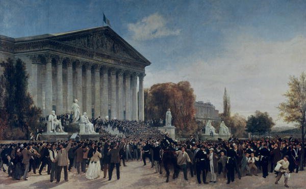 The Palais du Corps Legislatif after the Last Sitting on 4th September 1870