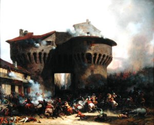 Combat at Porte Pannessac in 1562