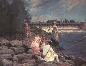 Fishing on the Seine