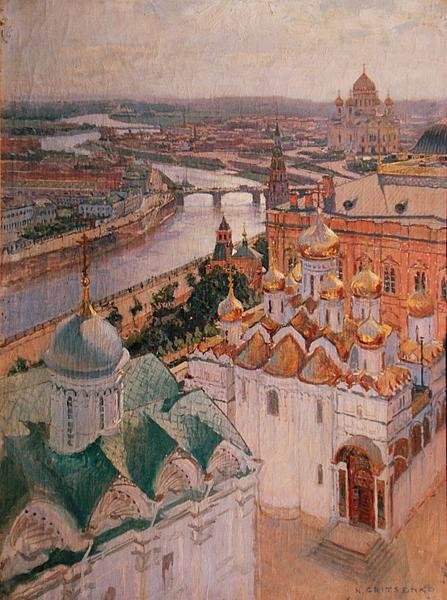 View of Moscow from the Bell Tower of Ivan the Great