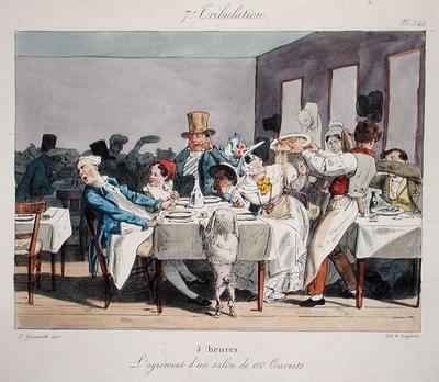 The hundred seater restaurant 5 oclock from Sundays of a Paris Bourgeois