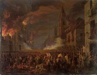 The Capture of Catania by the 4th Bern Regiment in the Night of 5th 6th April