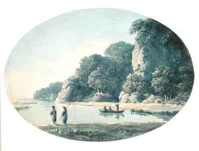 River with Fisherman