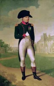 Napoleon I 1769-1821 in Front of the Chateau de Malmaison