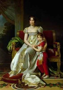 Hortense de Beauharnais 1783-1837 Queen of Holland and her Son Napoleon Charles Bonaparte 1802-07