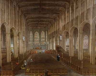 Interior of St Michaels Church Coventry