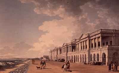 North east view of Bentincks Buildings the Beach Madras