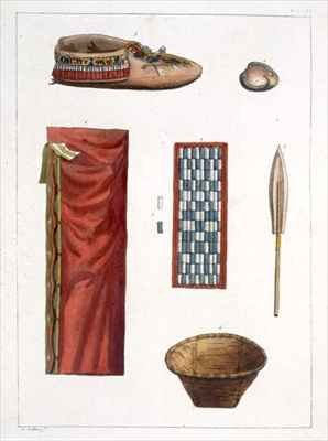 Objects belonging to Canadian Indians