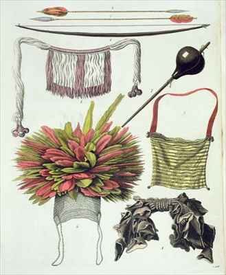 Objects belonging to the Camacani Indians